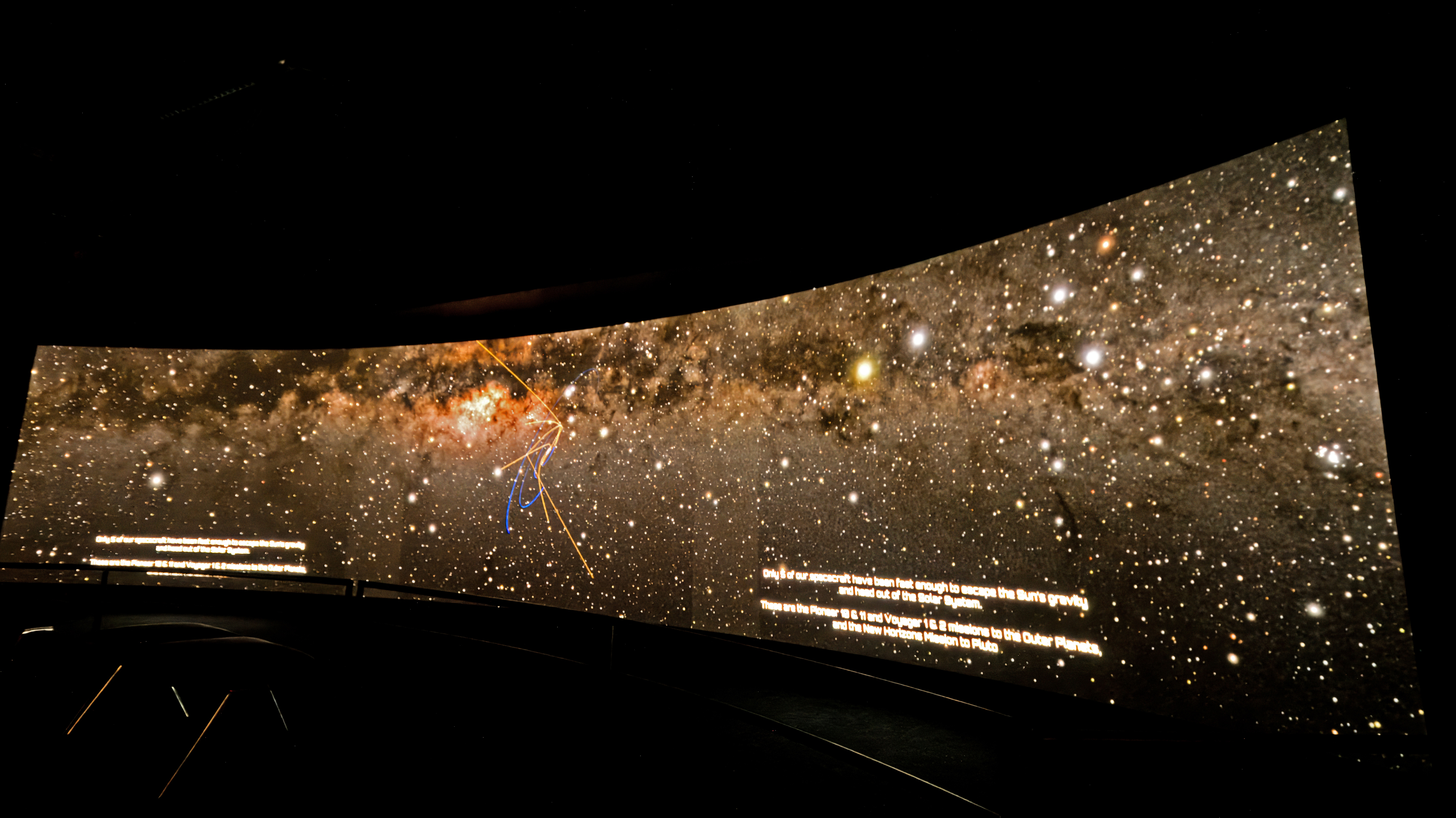 Infinite Zoom landscape projection